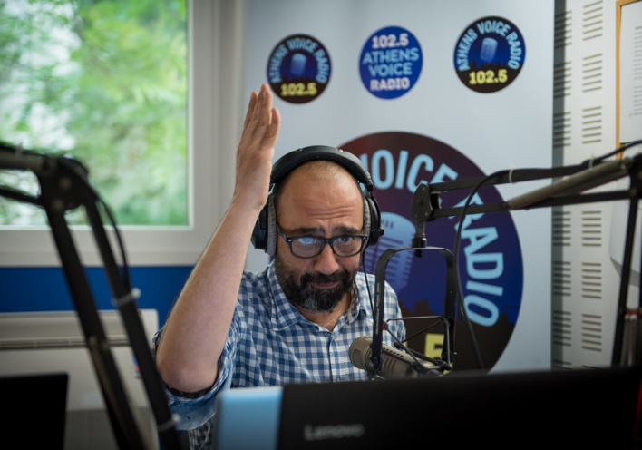 Ο δημοσιογράφος Νίκος Ζαχαριάδης