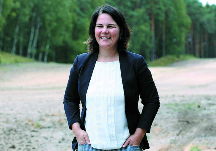 Η Annalena Baerbock, φαβορί για τη θέση της καγκελαρίου της Γερμανίας