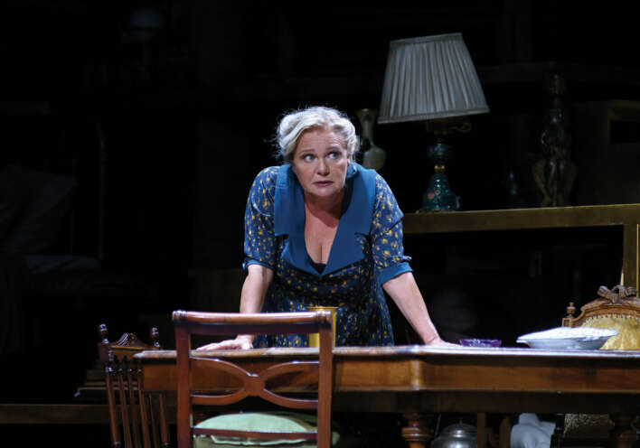 Η Μαρία Καβογιάννη στην παράσταση «Τρίτο Στεφάνι»