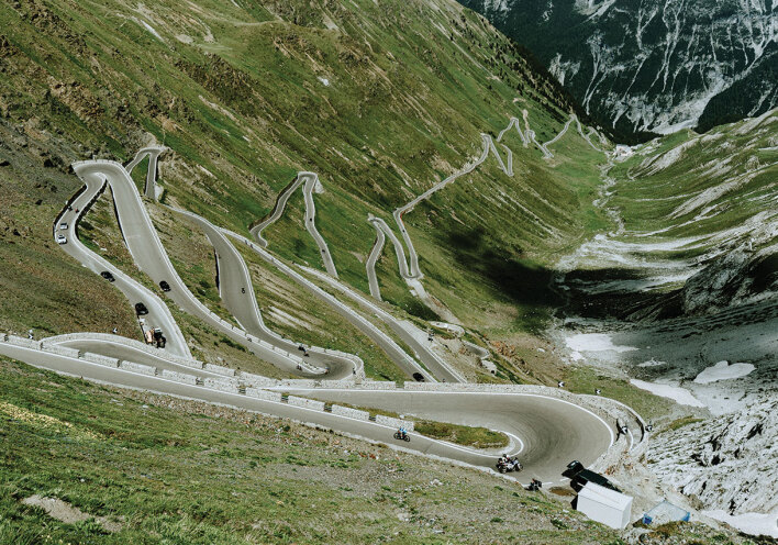 Φωτογραφία με το πέρασμα Stelvio στον 24ωρο αγώνα Le Mans.