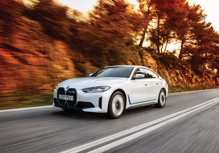 Φωτογραφία της νέας BMW i4.