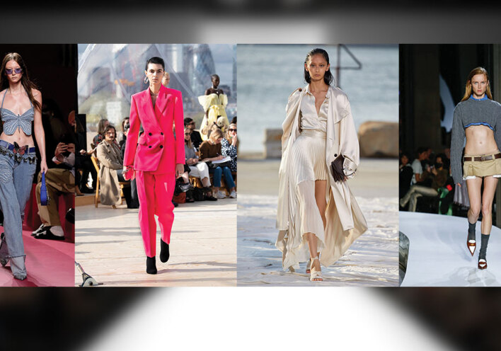 Μοντέλα από πσαρέλες με ρούχα οίκων μόδας