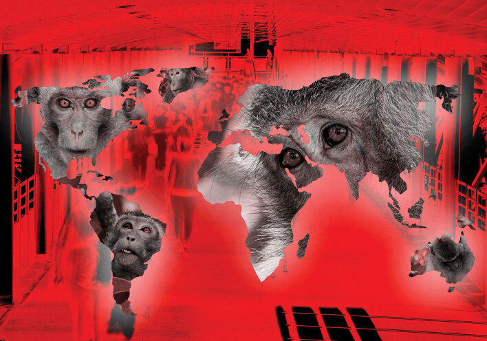 Φωτογραφία με έναν χάρτη του κόσμου.