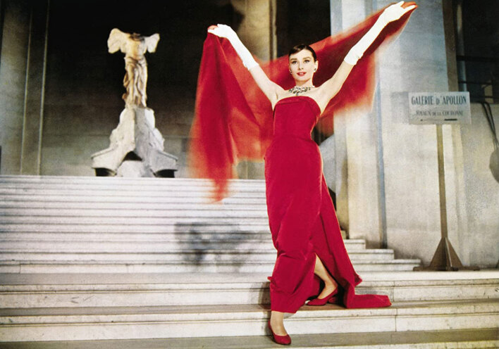 Η Audrey Hepburn στην ταινία του Stanley Donen, Funny Face (1957) 