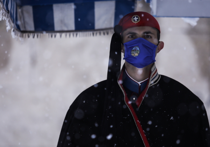 Χιονισμένη Αθήνα