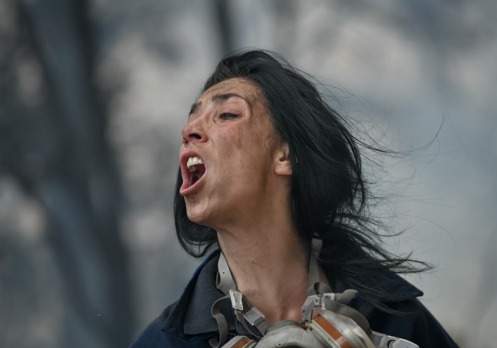 Πυρκαγιά στην Βορειοανατολική Αττική, Παρασκευή 6 Αυγούστου 2021. Στιγμιότυπο από τις Αφίδνες