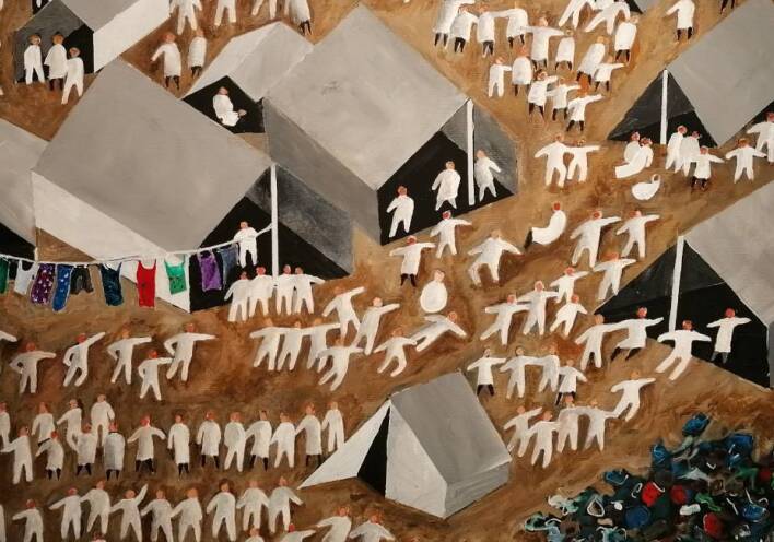 Μάριος Καμχής, Η Μόρια