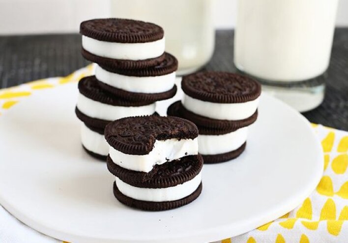 Παγωμένα μπισκότα oreo με βότκα