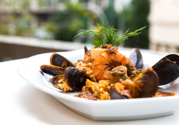 Γιουβετσάκι με θαλασσινά