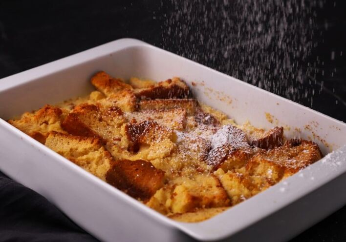 Πουτίγκα με κέικ