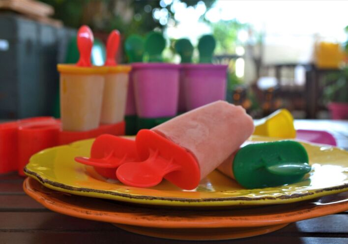 Ξυλάκι παγωτό με γεύση καρύδα – ροδάκινο