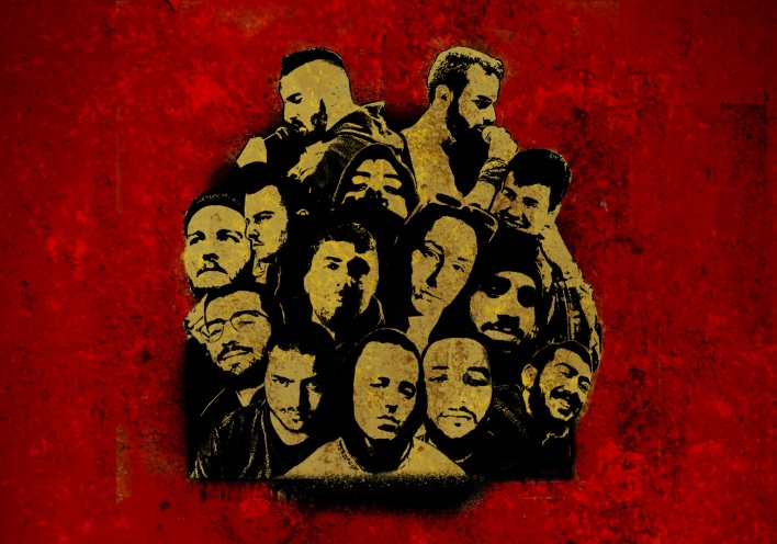 Έλληνες hip hop καλλιτέχνες σε αφίσα για τη δράση αιμοδοσίας "5 λεπτά"