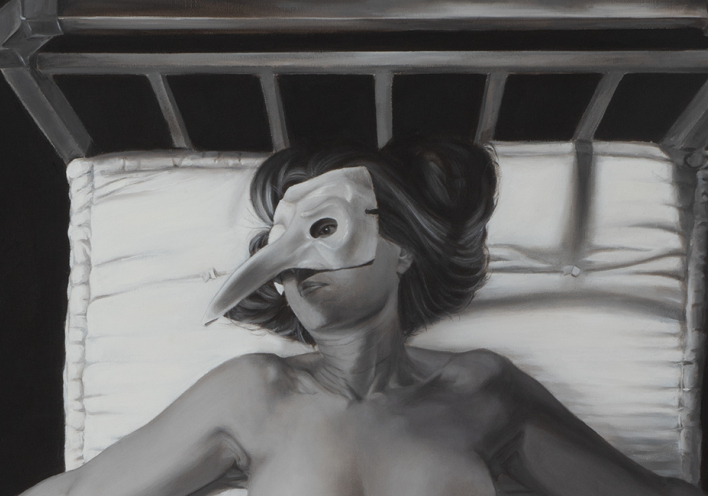 Πίνακας ζωγραφικής "Waiting" του Γιώργου Aργυρόπουλου