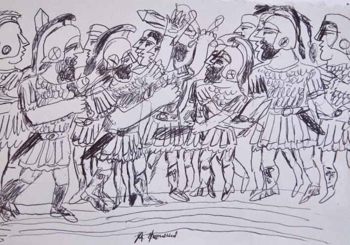 Αλέκος Φασιανός, Μαραθώνιος, μετάλλιο