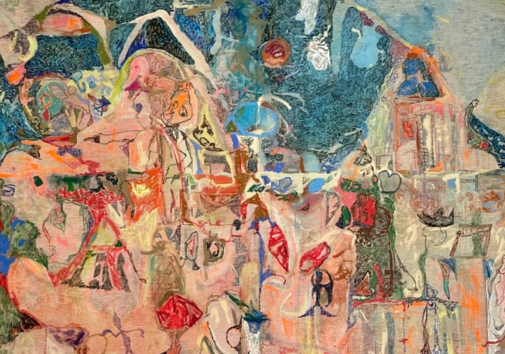 Λεπτομέρεια από το έργο "Sacrifice" του Δαυίδ Σαμπεθάι που θα παρουσιαστεί στην Art Athina 2022