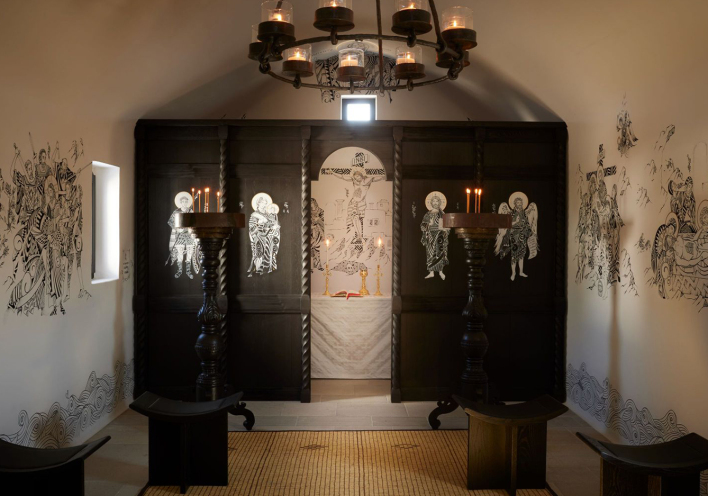 Ο πρώτος ορθόδοξος ναός με εικονογράφηση γραμμικής γραφής στη Μύκονο