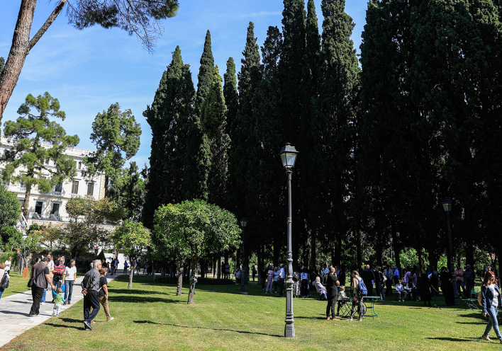 Ο κήπος του Προεδρικού Μεγάρου