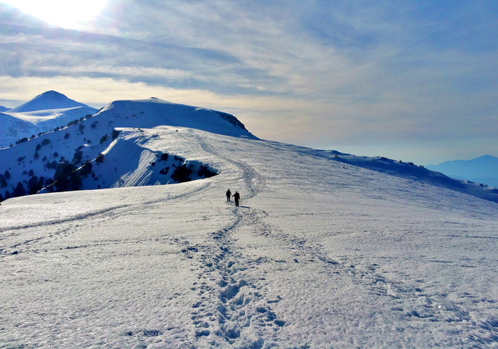 Ανάβαση στις χιονισμένες κορυφές του Ολύμπου