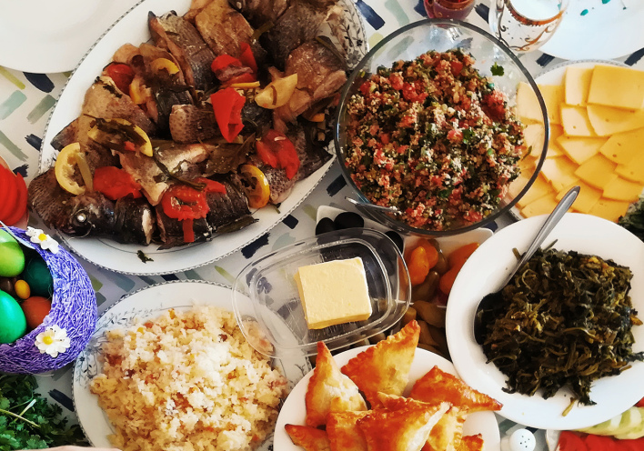 Πασχαλινό τραπέζι. 