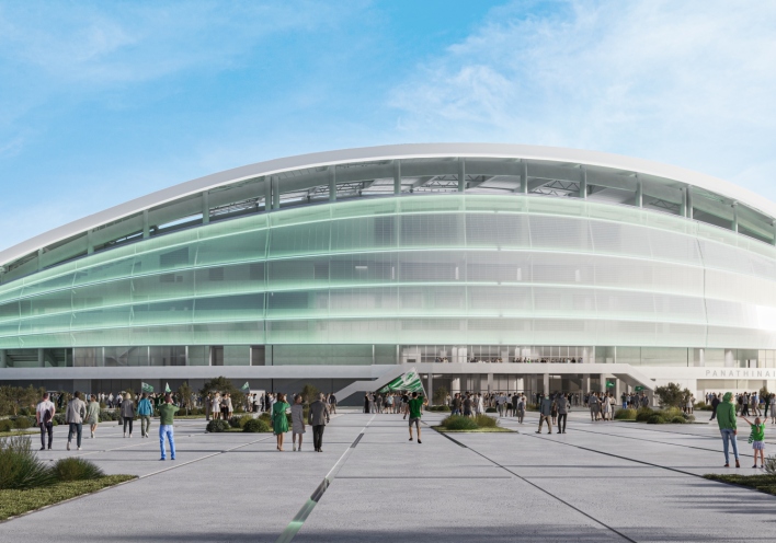 Η ψηφιακή μακέτα του νέου γηπέδου του Παναθηναϊκού στον Βοτανικό