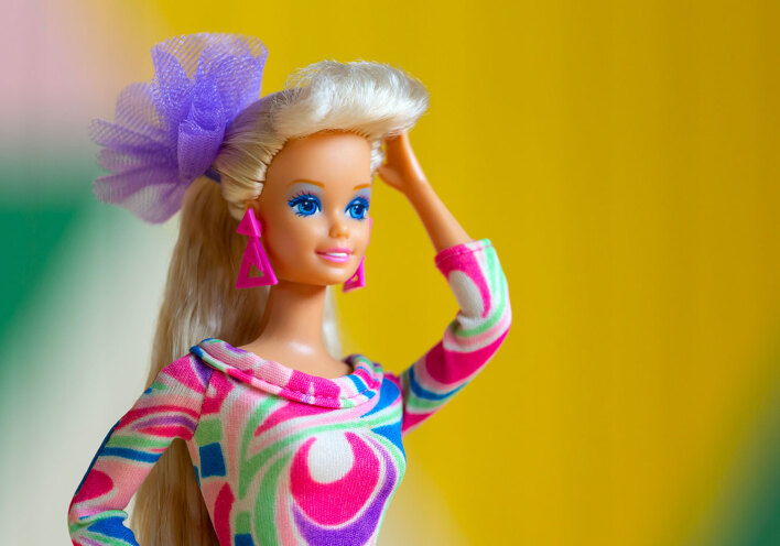 1992 Totally Hair Barbie. Petra Rajnicova for the Design Museum.