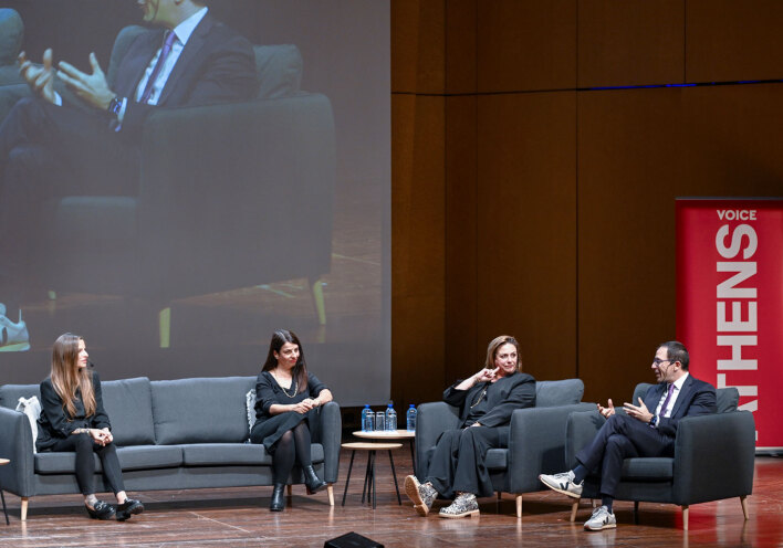 Η Δήμητρα Γκρους συζητάει με την Εριέττα Κούρκουλου Λάτση, την Άννα Μπιτσάνη και τον Αντώνη Καραμπατζό