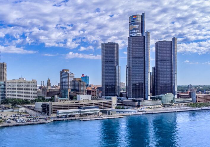 Detroit, Michigan - The Renaissance Center