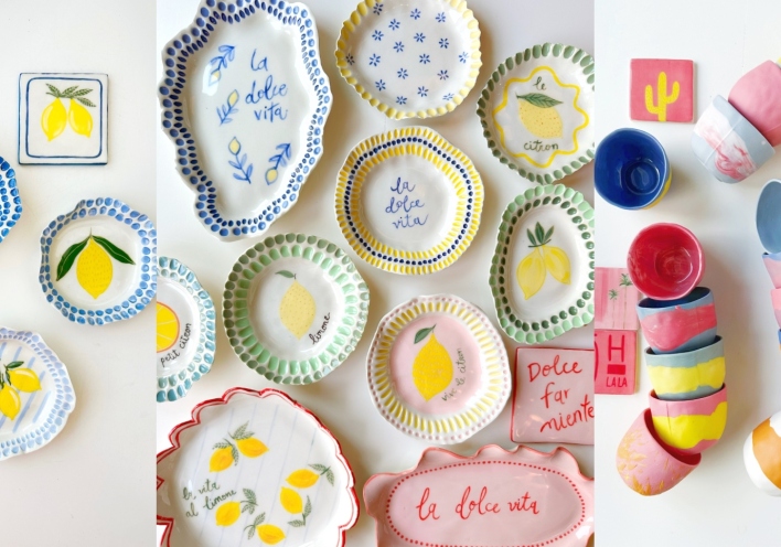 Urban Pottery: Τεχνικολόρ μνήμες καλοκαιριού από πορσελάνη 