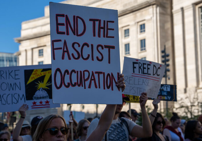 Διαμαρτυρία κατά του Ντόναλντ Τραμπ και της φασιστικής διακυβέρνησής του