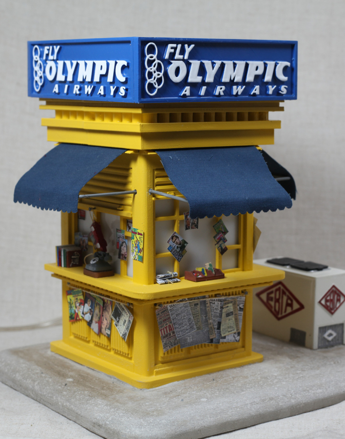 Τριδιάστασες  μινιατούρες περιπτέρων του Καναδού καλλιτέχνη Ανδρέα Finch