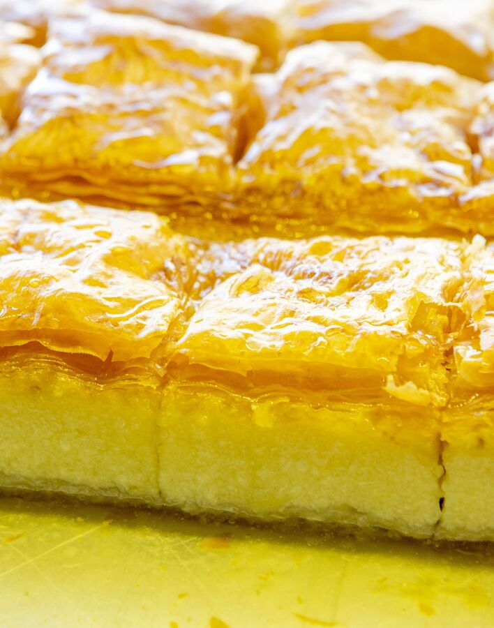 Αθηναϊκό Γαλακτομπούρεκο Τριανταφύλλου