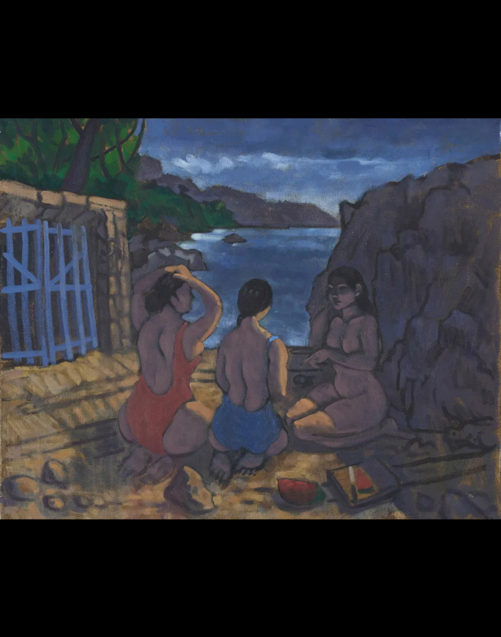 © Paul Simonon, The Mermaids, 2021, Oil on Canvas