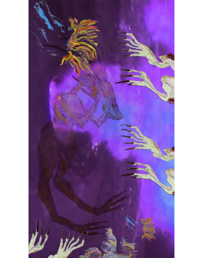 Eros walks volcanic conjuring 02 (2023) © Iria Vrettou 