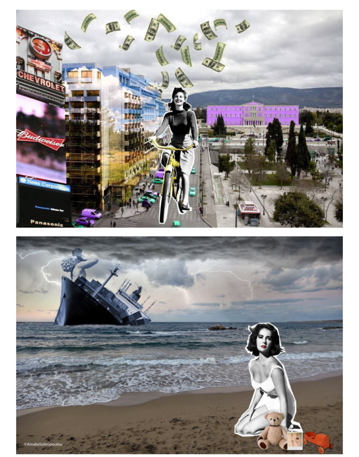 Έργα της φωτογράφου Αμαλίας Σωτηροπούλου που παρουσιάστηκαν στην ατομική της έκθεση με τίτλο «Σειρήνες»