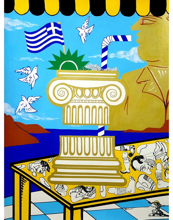 Έργο του εικαστικού Γιώργου Τζινούδη. Ένας ασυμβίβαστος δημιουργός.