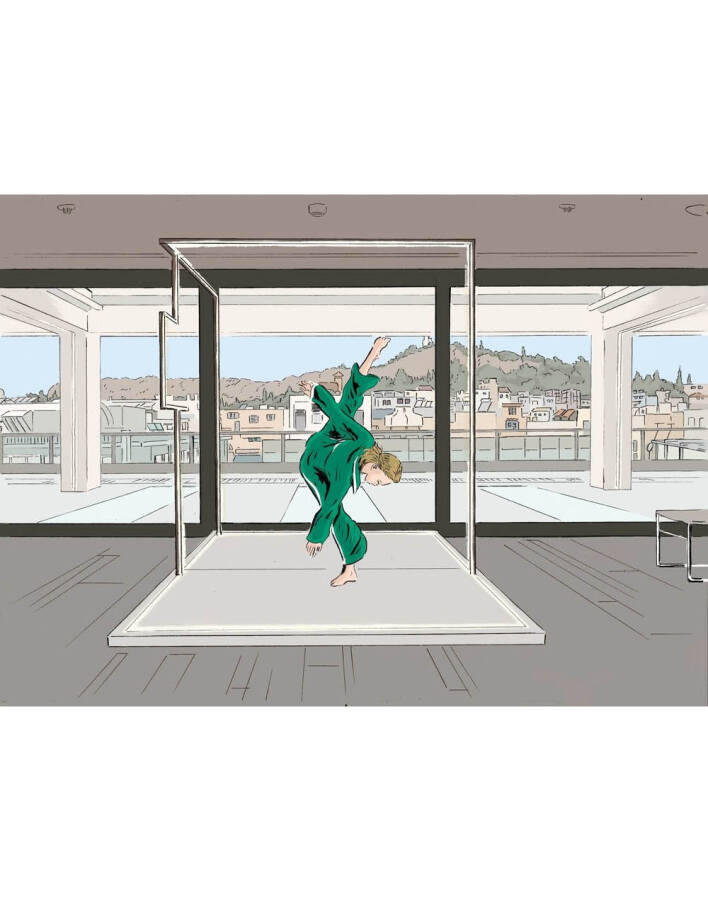 Microdance, έργο του Βαγγέλη Μαντζαβίνου