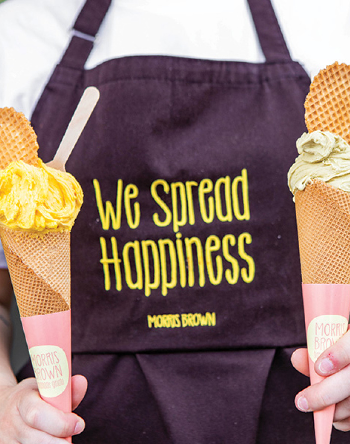 Morris Brown: Αυθεντικό πεντανόστιμο gelato