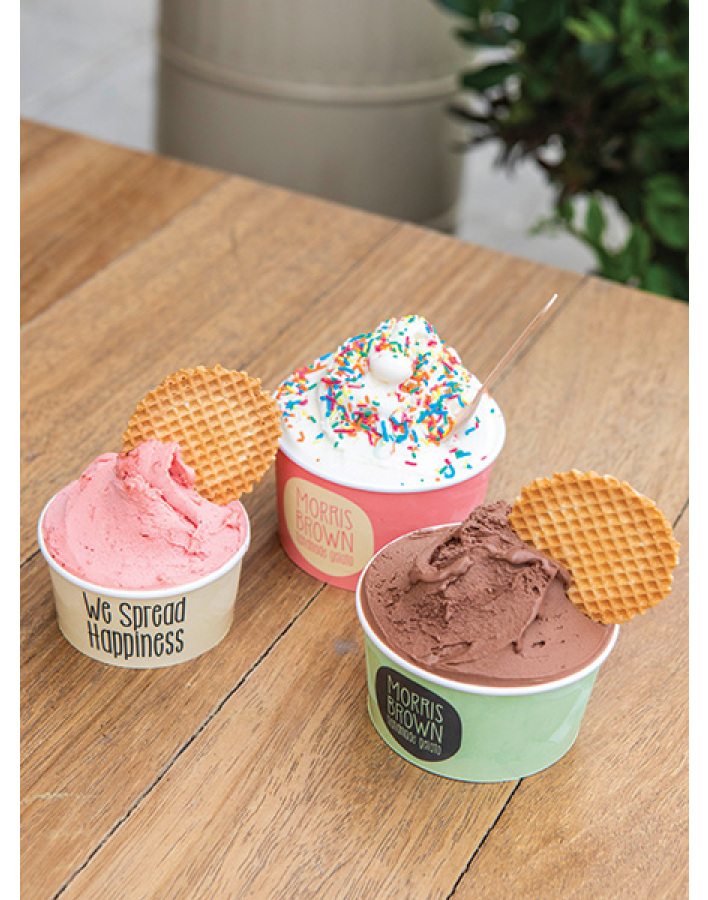 Morris Brown: Αυθεντικό πεντανόστιμο gelato