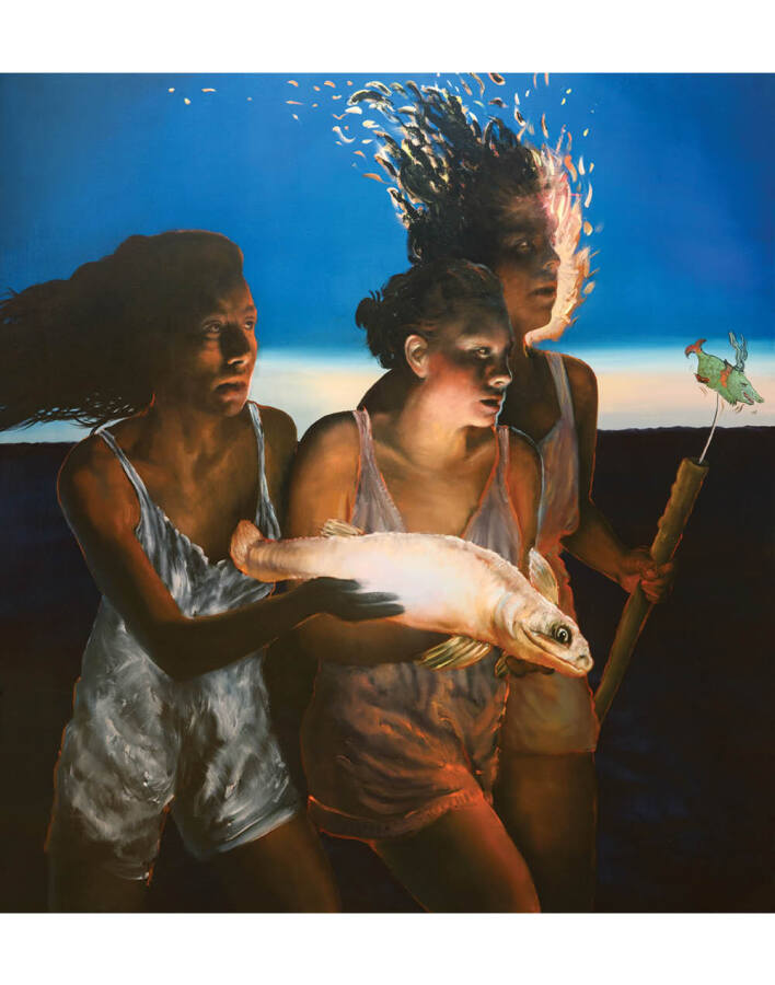 To έργο του Θοδωρή Μπαργιώτα, “Glowfish Monster Hunters (Terra Incognita)”, γίνεται εξώφυλλο στην ATHENS VOICE