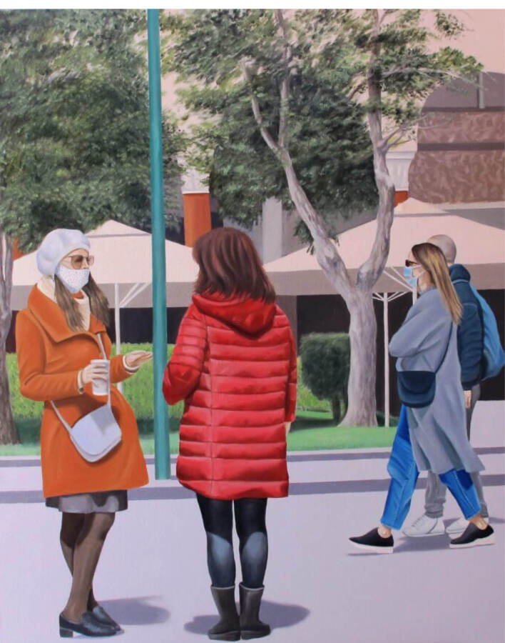 Kalli Kastori, 2022, oil on canvas