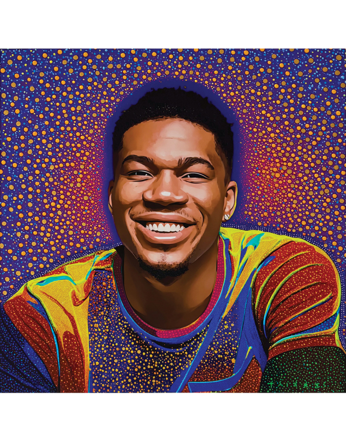 Πορτρέτο του Γιάννη Αντετοκούνμπο © Philip Tsiaras