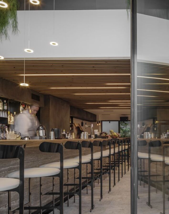 Ο εσωτερικός χώρος του Sorbal