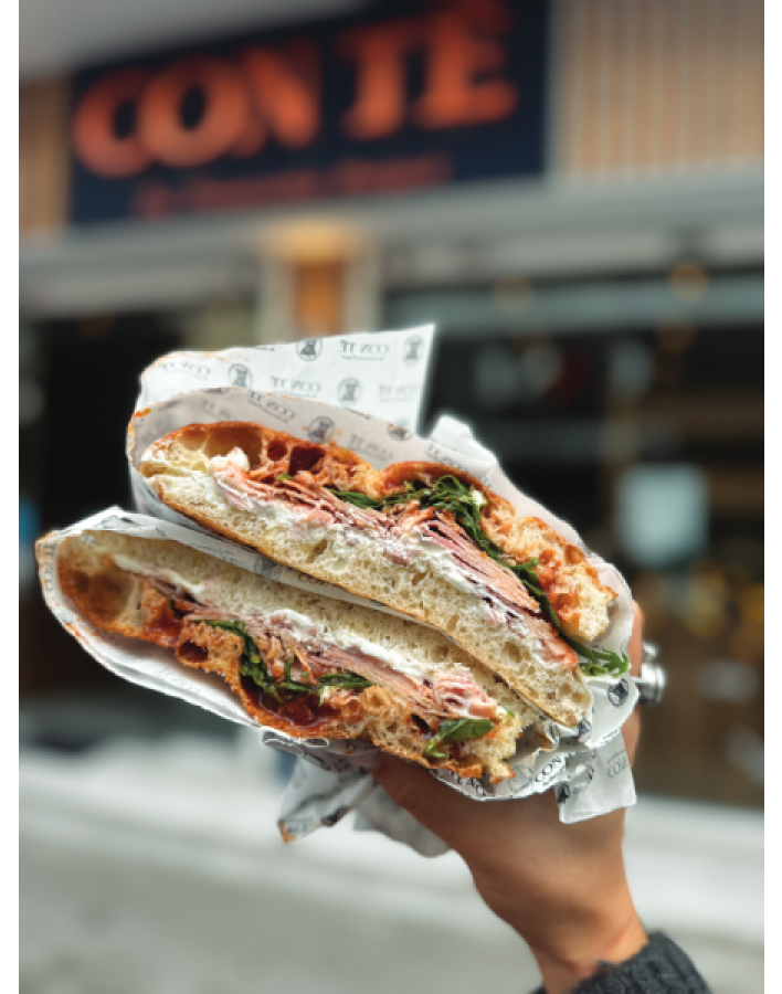 Con te Focacceria: Η ολόφρεσκη,  χειροποίητη φοκάτσια!