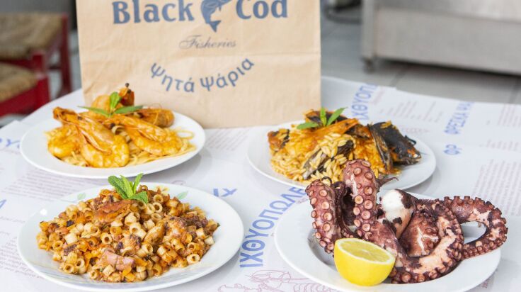 Black Cod: Ιχθυοπωλείο με φρέσκα ψάρια και πεντανόστιμη κουζίνα