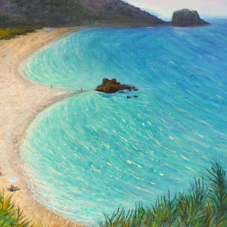 Aegean concept of blue: Ατομική έκθεση της Stella Sevastopoulos στην Tsantilis Art Gallery