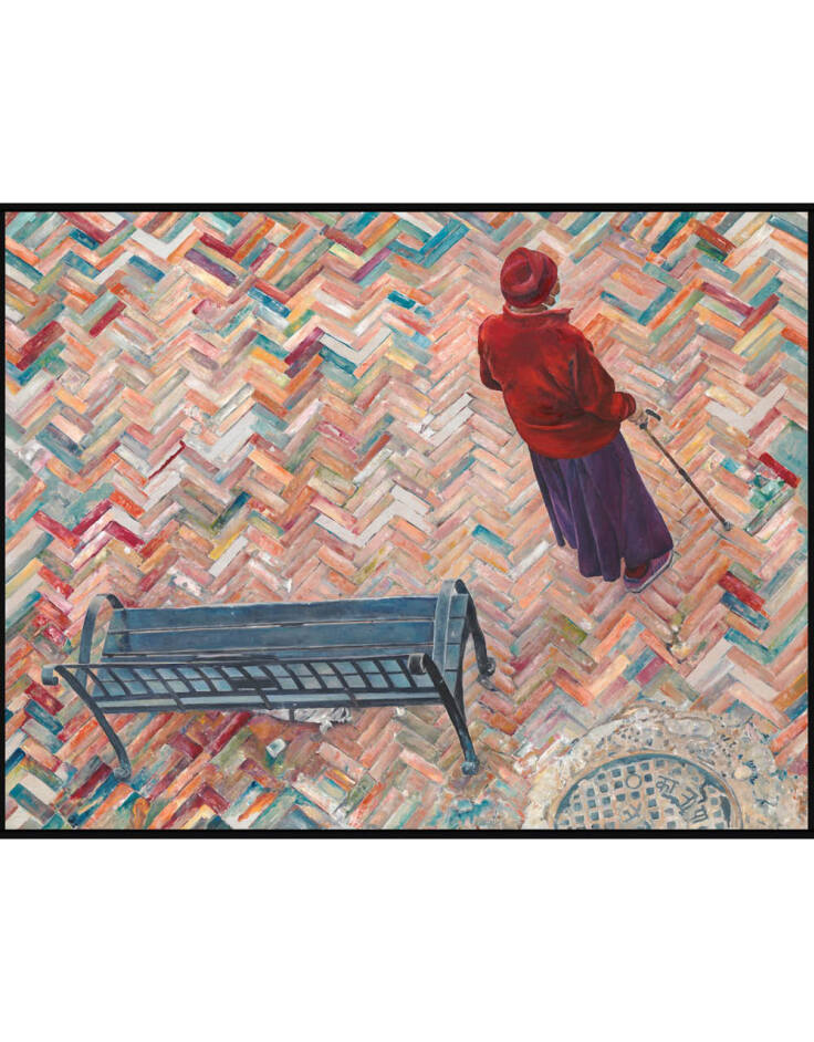 Έργο της Ντένη Θεοχαράκη, Λάδι σε καμβά