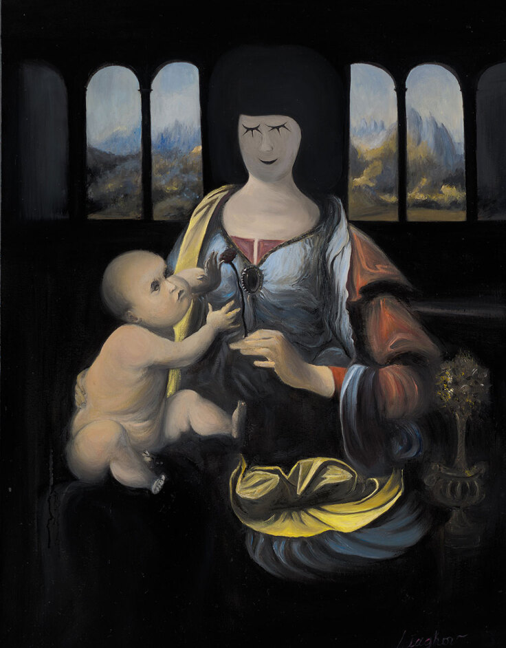 madonna-playmobil-2019-20-oil-on-canvas-50x70cm