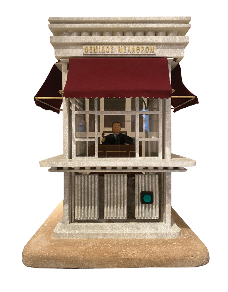 Τριδιάστασες  μινιατούρες περιπτέρων του Καναδού καλλιτέχνη Ανδρέα Finch