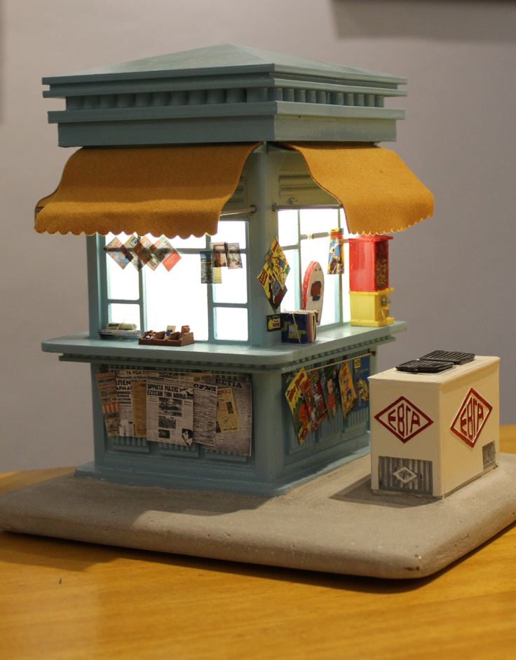 Τριδιάστασες  μινιατούρες περιπτέρων του Καναδού καλλιτέχνη Ανδρέα Finch