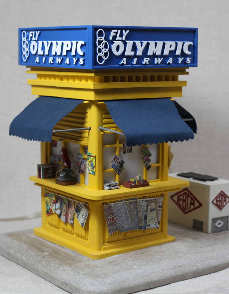 Τριδιάστασες  μινιατούρες περιπτέρων του Καναδού καλλιτέχνη Ανδρέα Finch